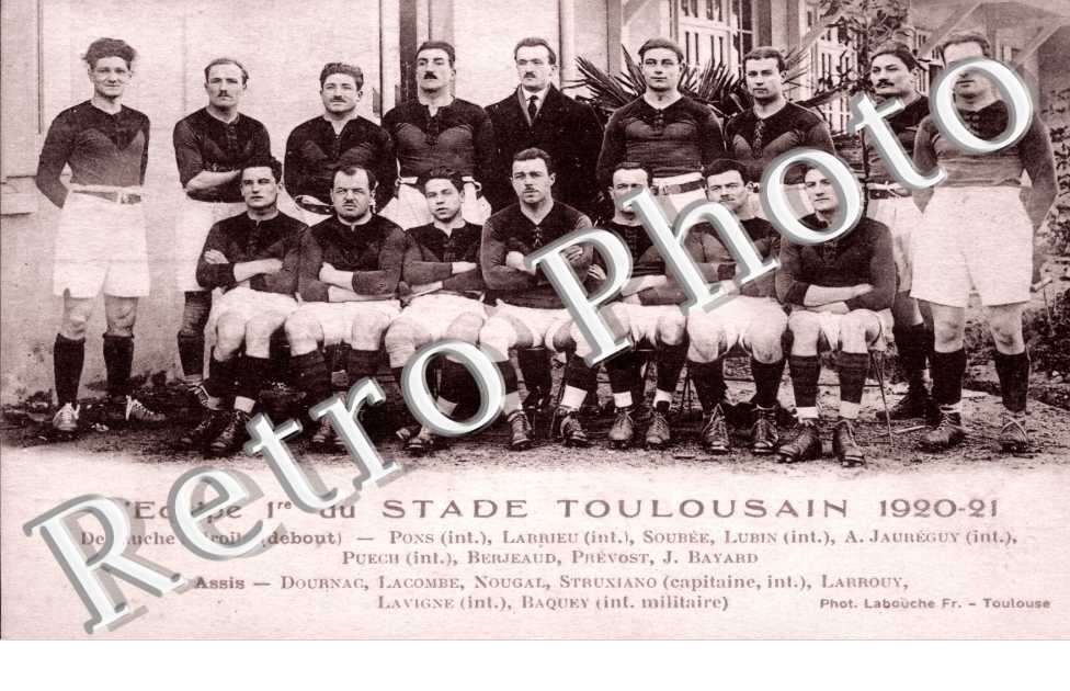 L'EQUIPE 1ere  DU STADE TOULOUSAIN 1920-21