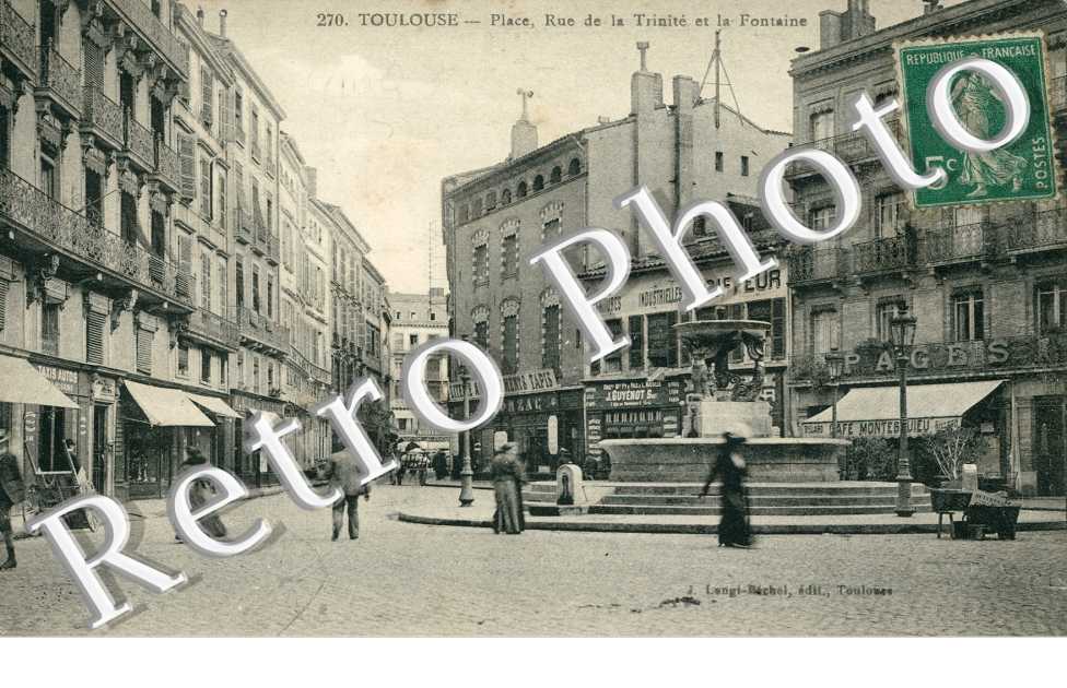 PLACE, RUE DE LA TRINITE ET LA FONTAINE