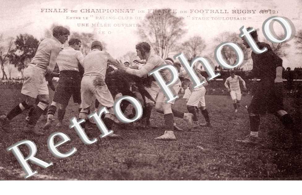 Finale du championnat de France 1912 entre le Racing et le Stade Toulousain Une m ouverte