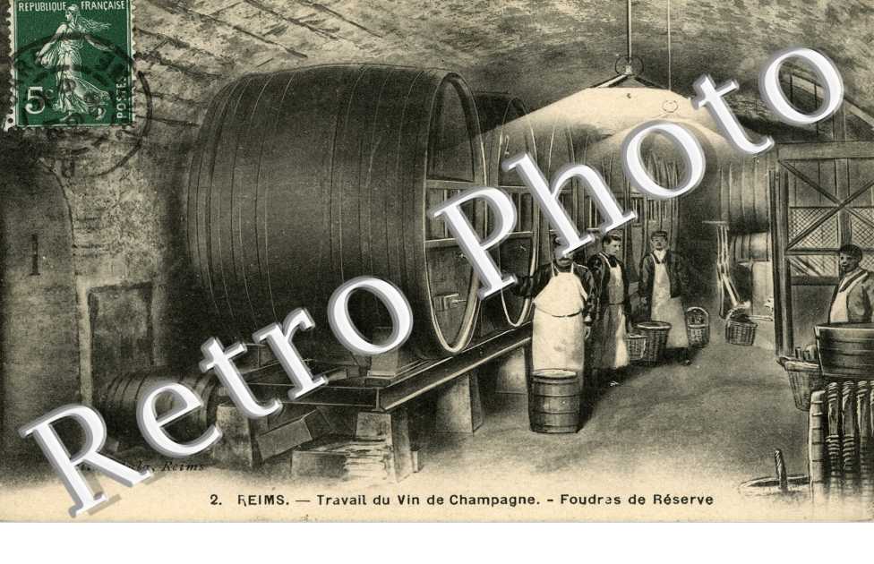 travail du vin de Champagne, foudres de reserve