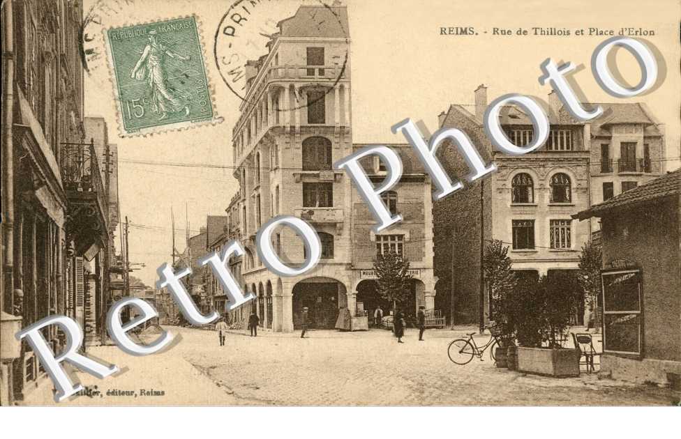 rue de Thillois et place d'Erlon