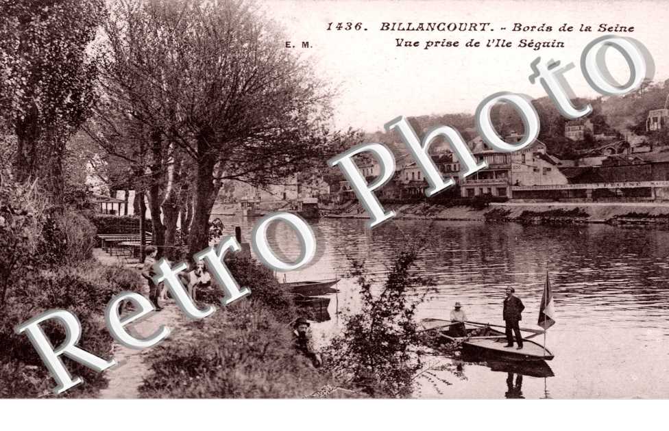 BORDS DE LA SEINE VUE PRISE DE L'ILE SEGUIN