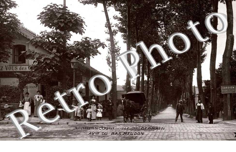 Billancourt - Ile Saint Germain Avenue du Bas-Meudon