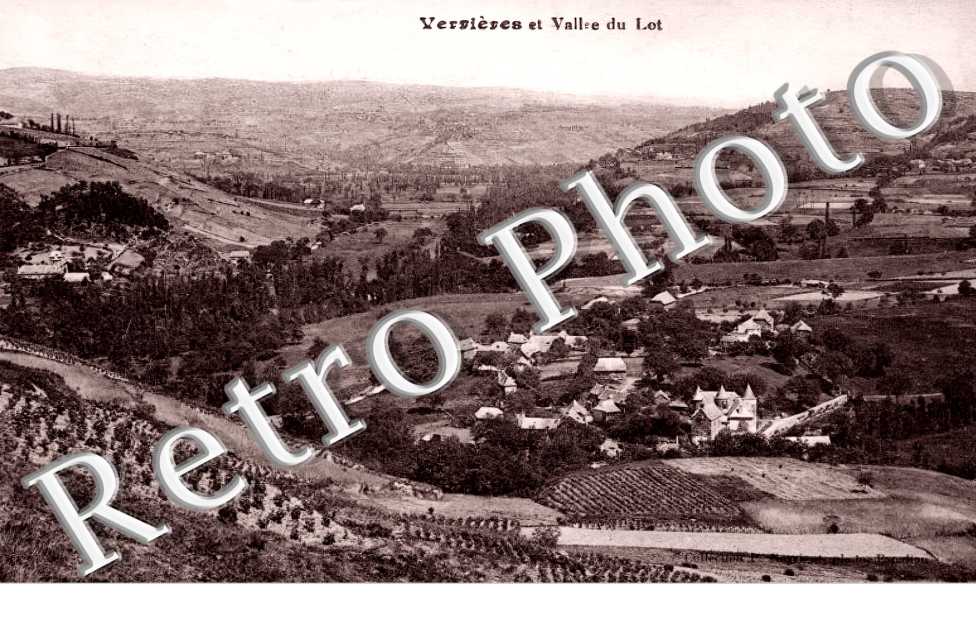 vue d'ensemble et la vallée du Lot