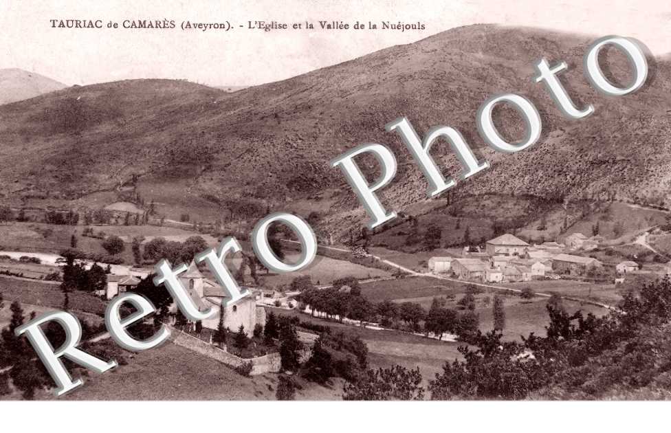l'église et la vallée de la Nuéjouls