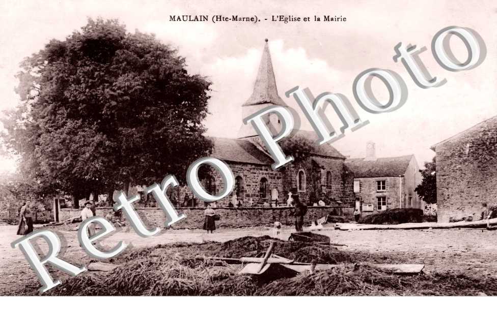 l'église et la mairie
