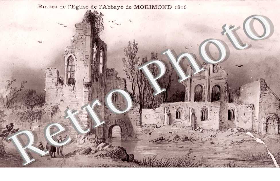 ruines de l'église de l'Abbaye de Morimond 1816