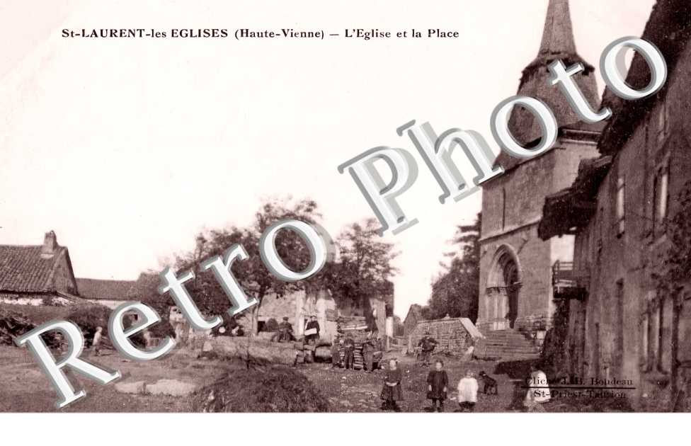 l'église et la place