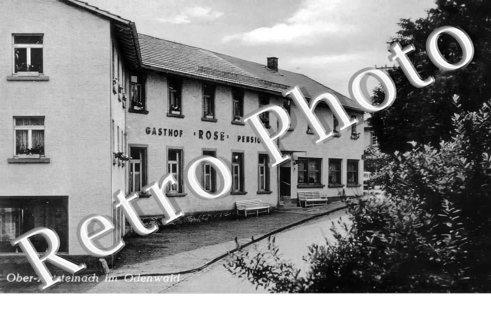Ober-Abtsteinach im Odenwald. Gasthof Rose