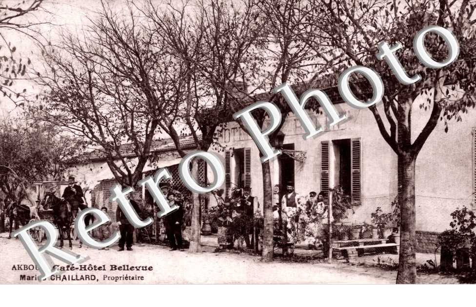 café-hôtel Bellevue. Marius Chaillard propriétaire