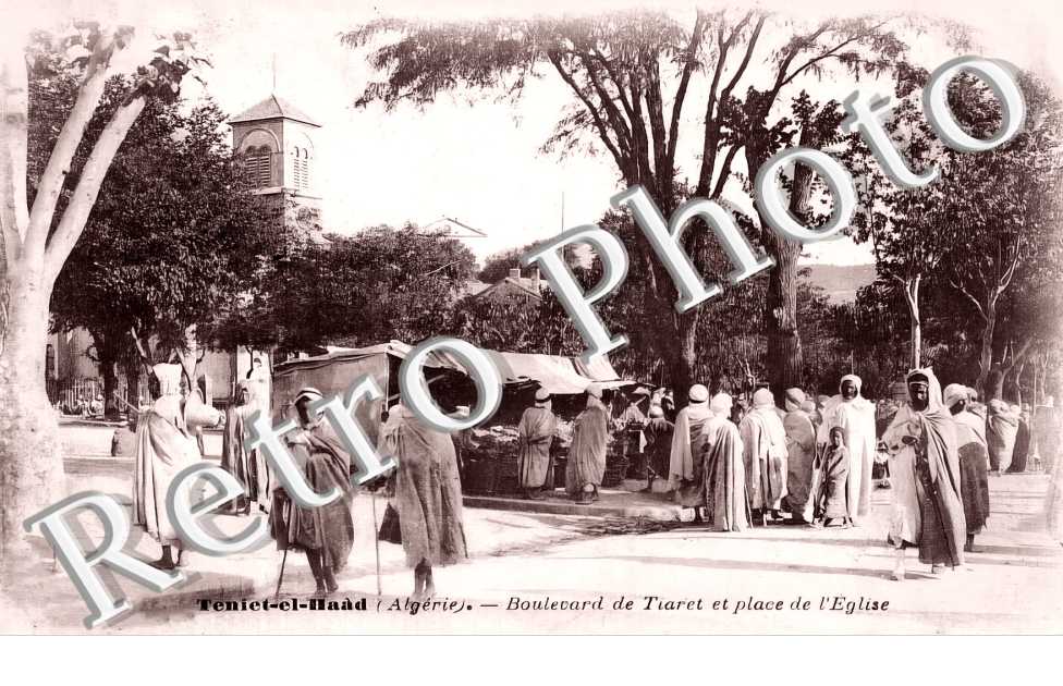 Boulevard de Tiaret et place de l'église