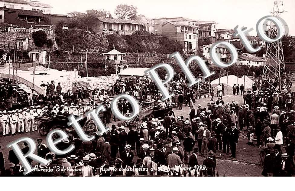 ASPECTO DE LA FIESTAS EL DIA 4 DE NOMBRE 1922