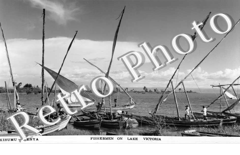 Fishermen on lake Victoria