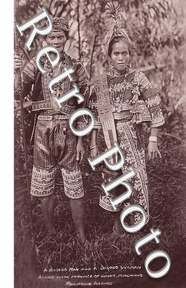 Bagobo man and woman 