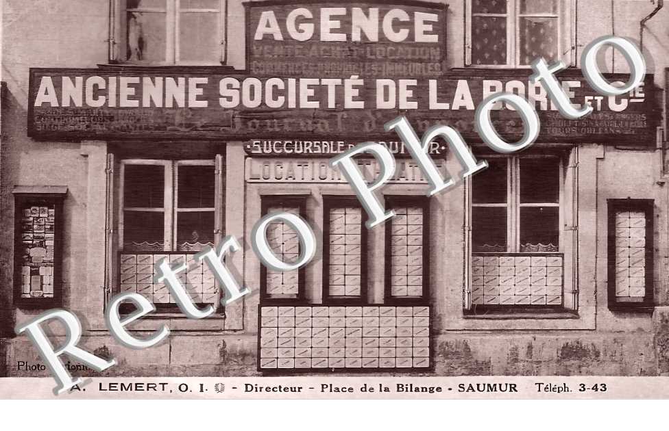 A. Lemert Place de la Bilange Agence Ancienne Sociéte de la Borie et Cie