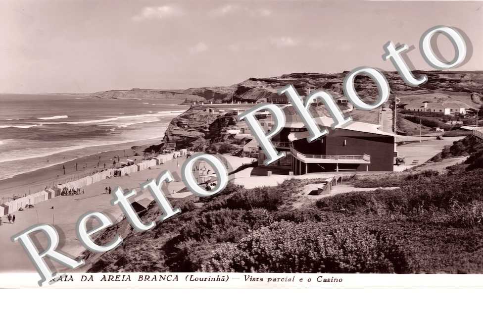 Praia da Areia Branca Vista parcial e o Casino