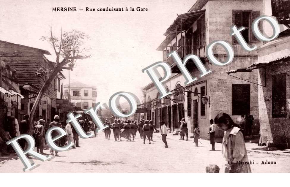 MERSINE. rue conduisant à la gare