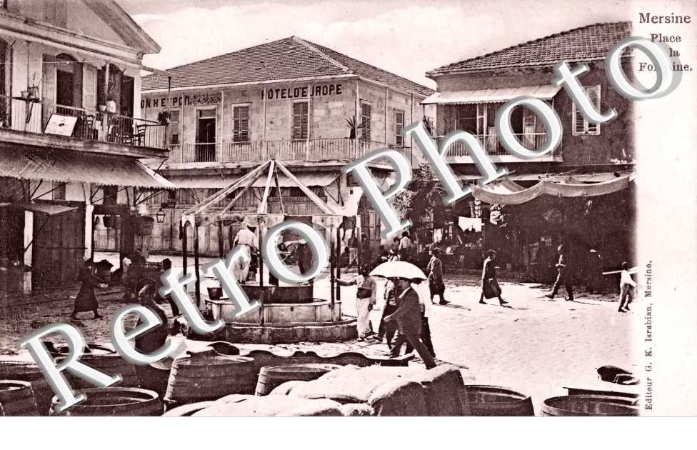 MERSINE. Place de la fontaine