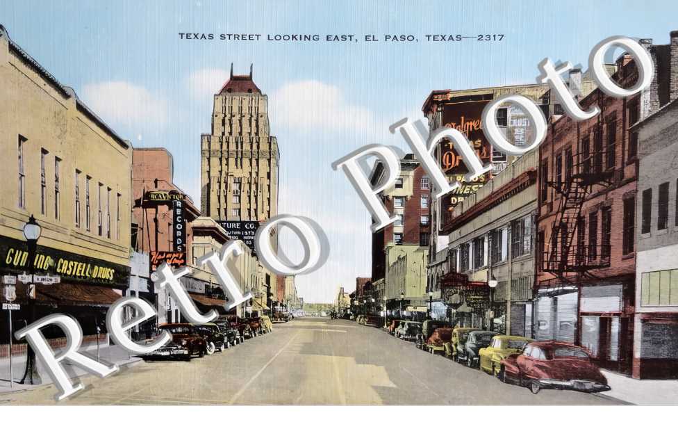 Texas street looking East