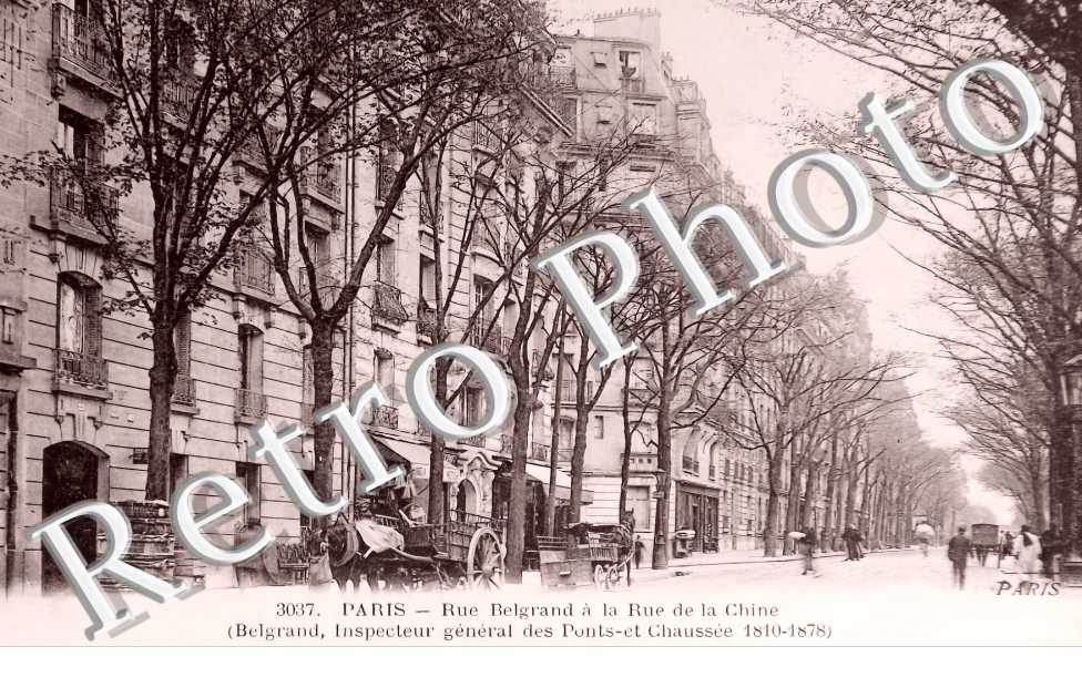 rue Belgrand à la rue de la Chine