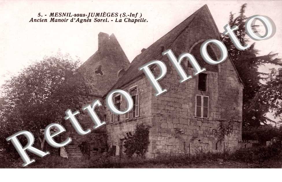 ancien manoir d'Agnés Sorel. La chapelle