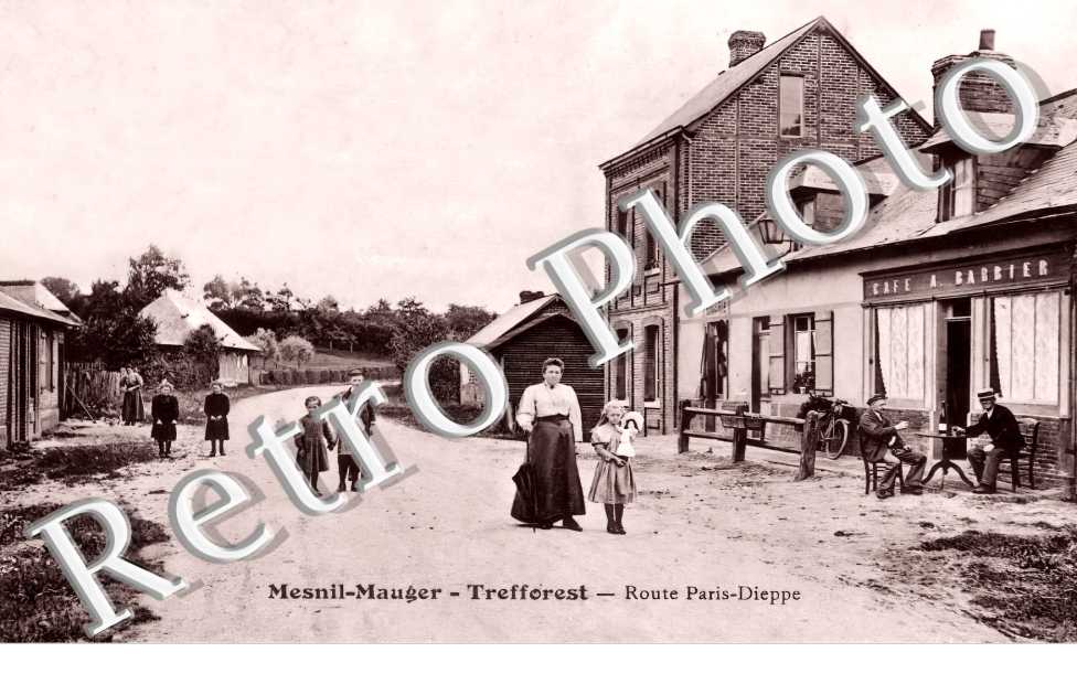 Trefforest. Route Paris-Dieppe