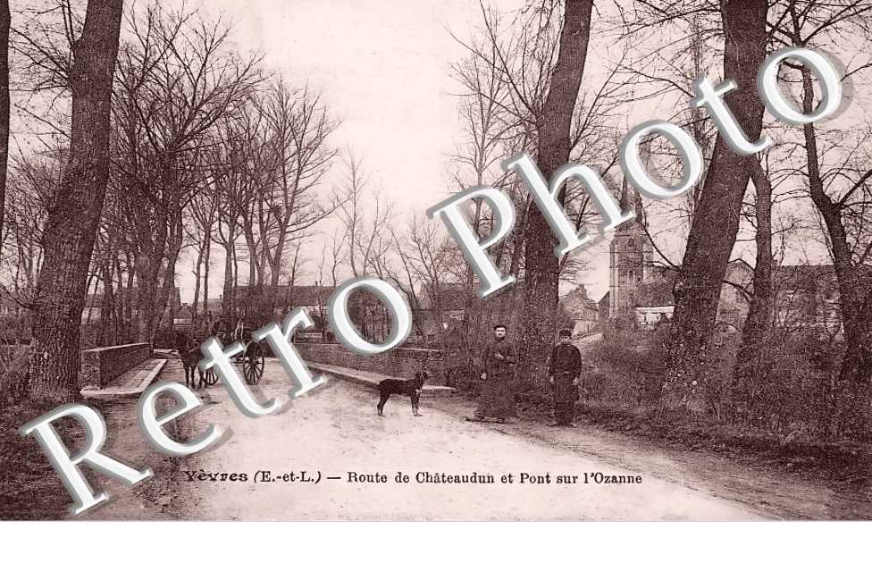 route de Châteaudun et Pont sur l'Ozanne