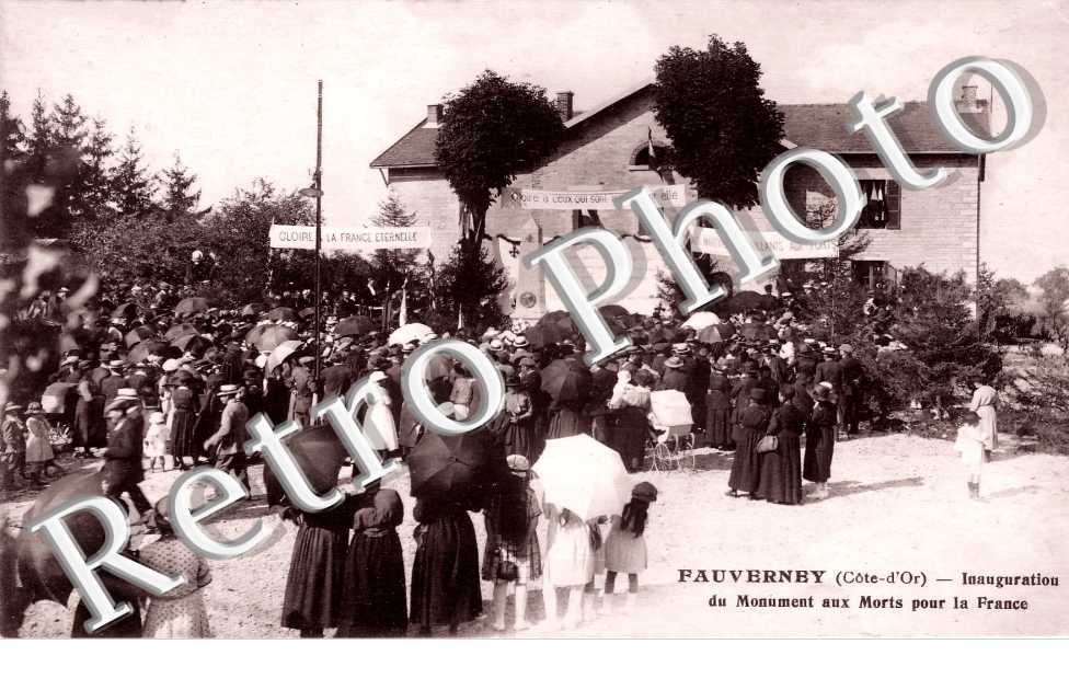 Inauguration du monument aux morts