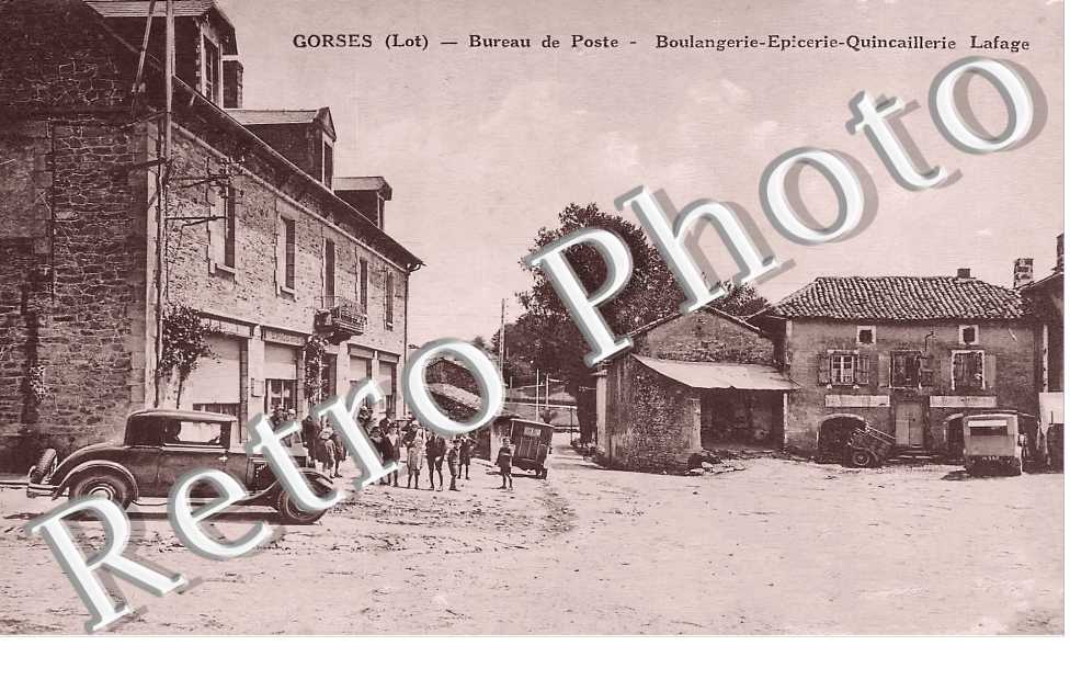 Bureau de Poste. Boulangerie-Epicerie-Quincaillerie Lafage