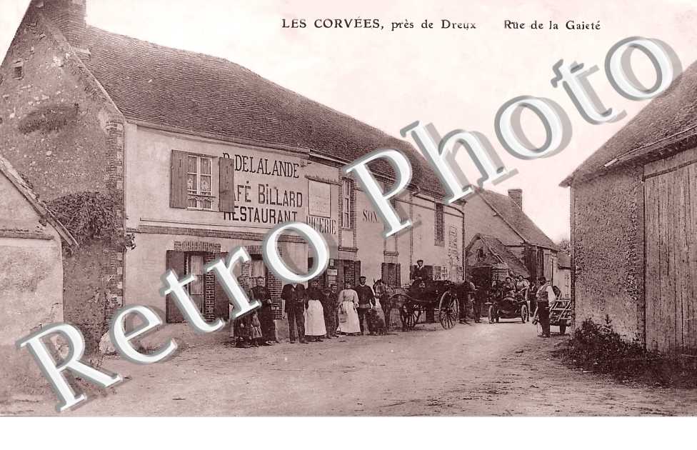 Rue de la Gaieté. Café Restaurant Delalande
