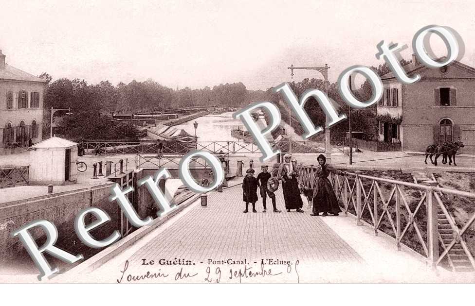 Pont-Canal, l'Ecluse, le Guetin