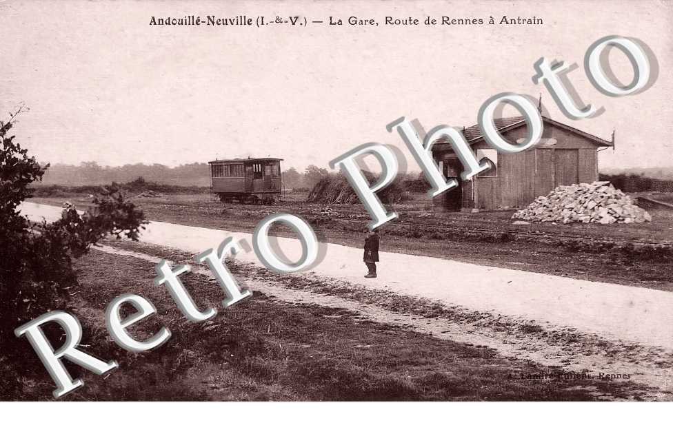 la Gare, route de Rennes à Antrain