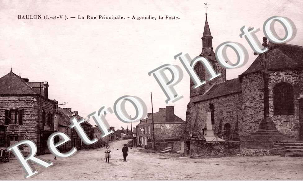 la rue Principale. La Poste
