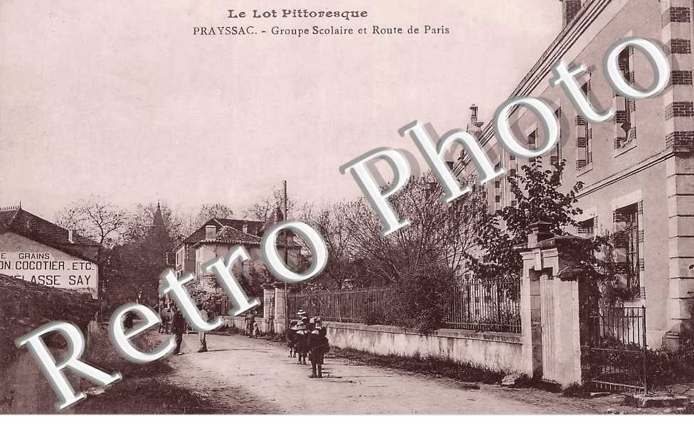 Groupe scolaire et route de Paris