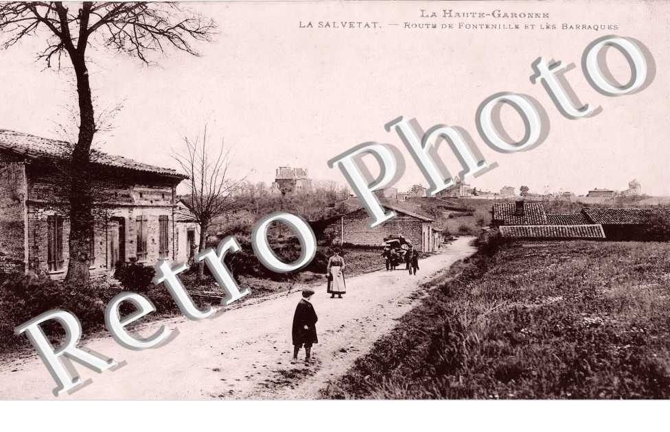 route de Fontenille et les Barraques