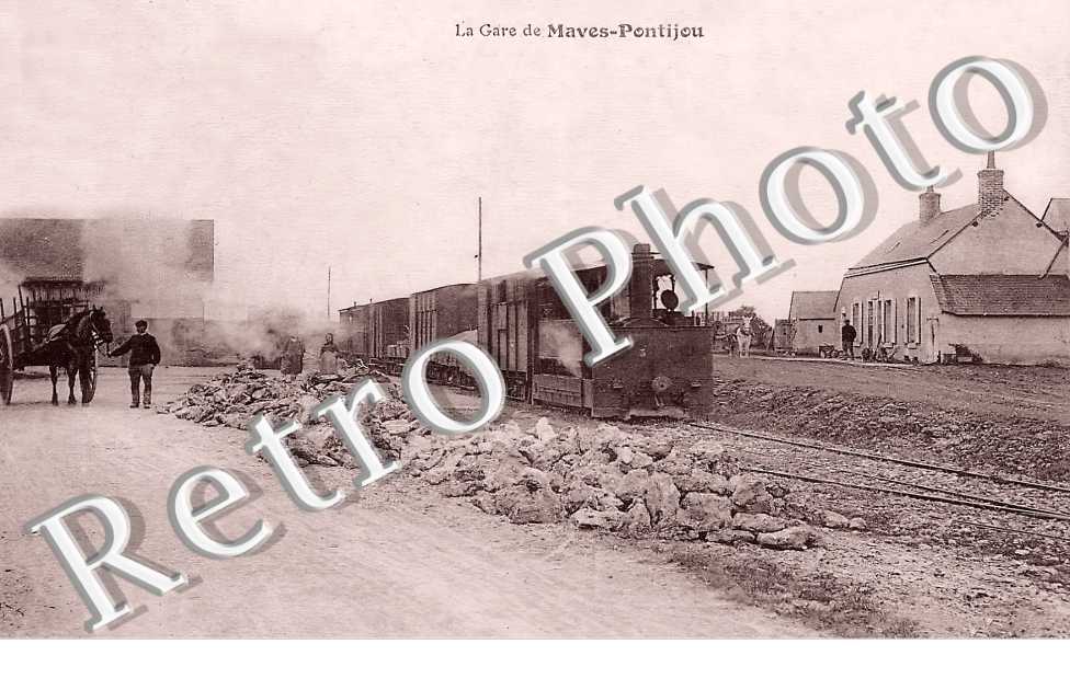 la gare de Maves-Pontijou
