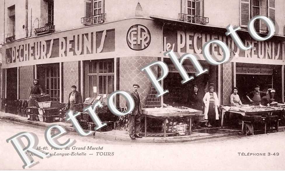 38-40 place du Grand Marché 2 rue de la Longue Echelle. Les Pecheurs Réunis