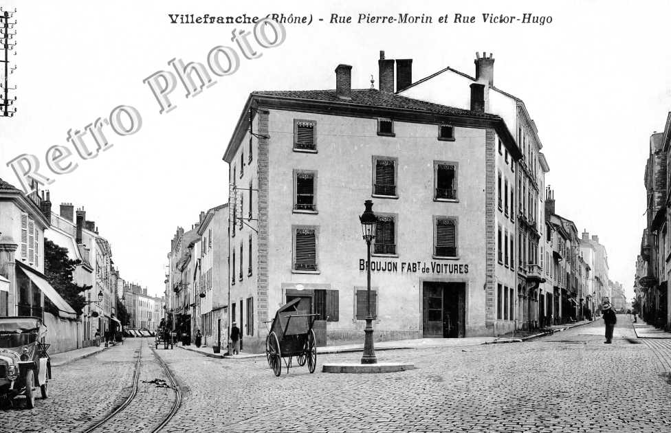 rue Pierre-Morin et rue Victor-Hugo. Broujon Fabt de Voitures