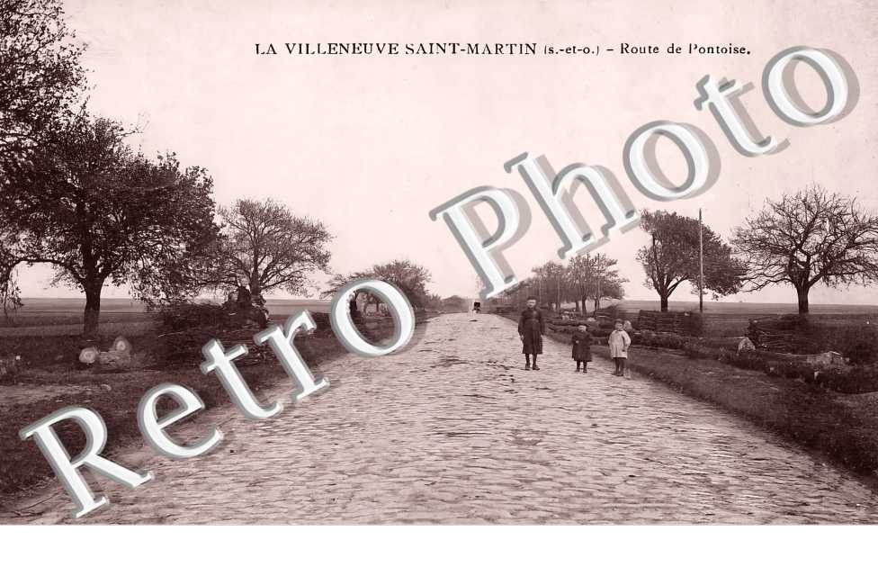 La Villeneuve-Saint-Martin. Route de Pontoise