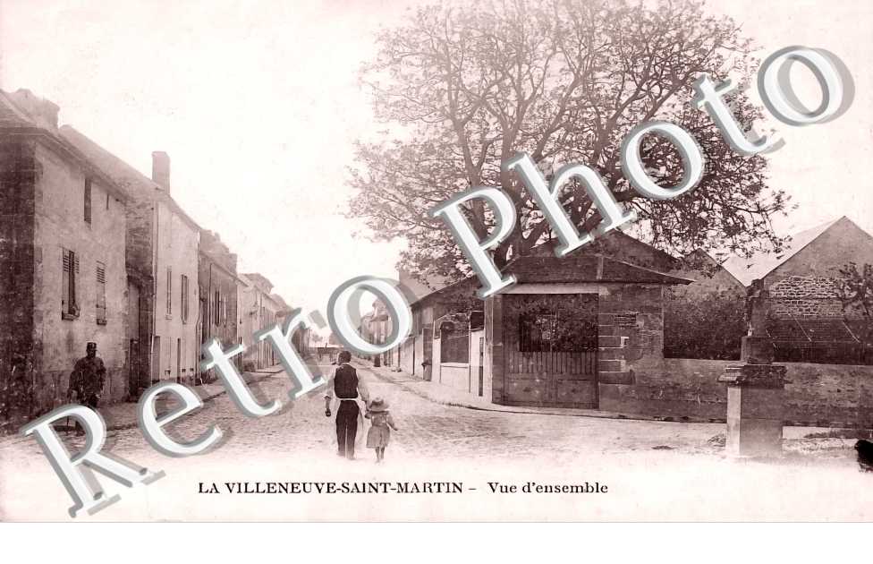 La Villeneuve-Saint-Martin. Vue d'ensemble