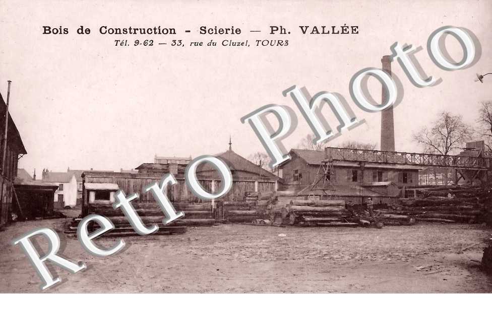 Bois de Construction. Scierie. Ph. Vallée 33 rue du Cluzel