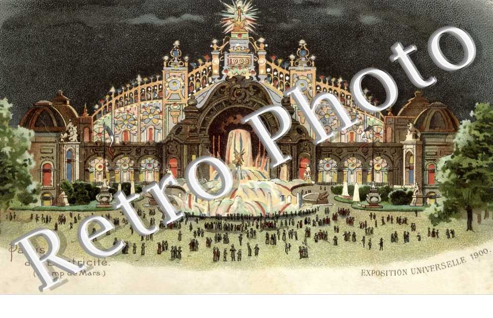 Exposition universelle de 1900. Palais de l'Electricité (champ de Mars)