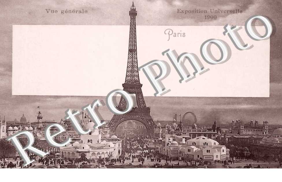 Exposition universelle de 1900. Vue générale. La Tour Eiffel