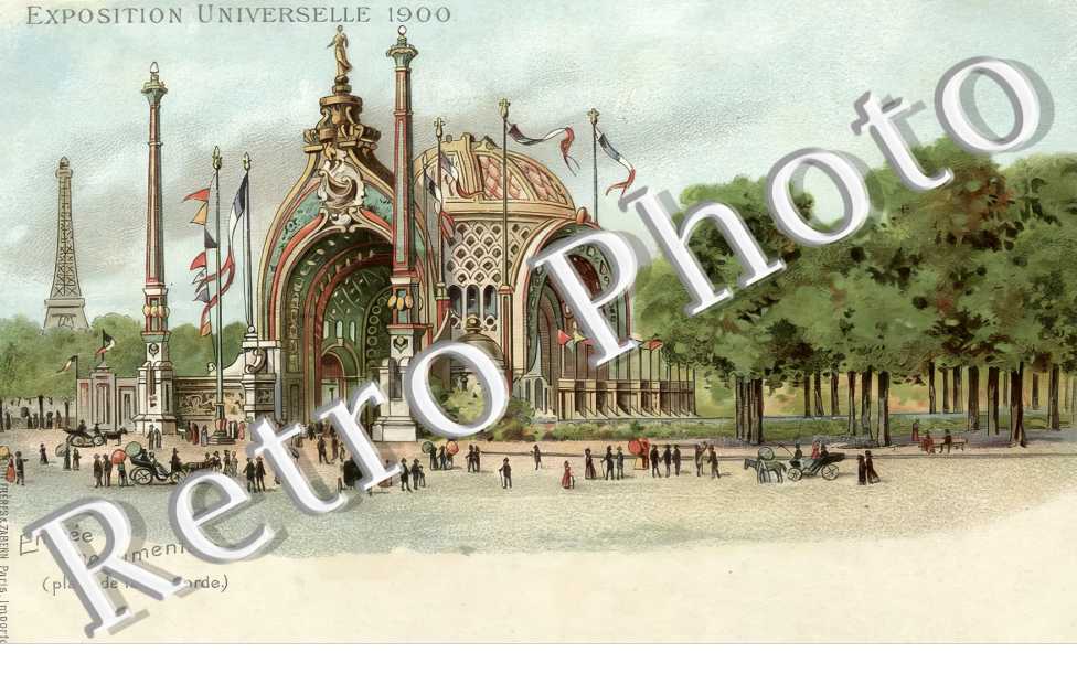 Exposition universelle de 1900. Entrée monumentale (place de la Concorde)