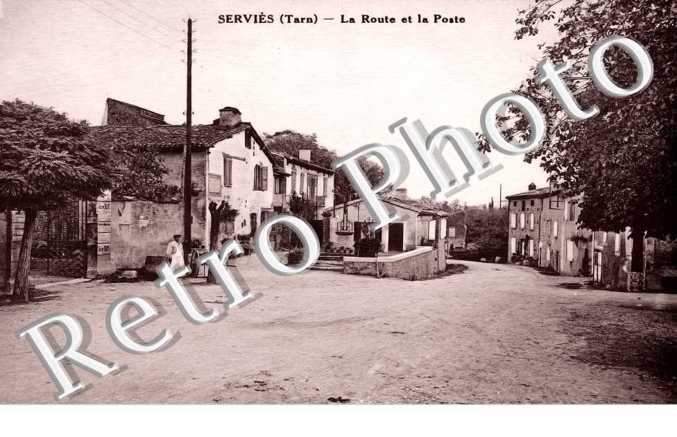 la route et la Poste