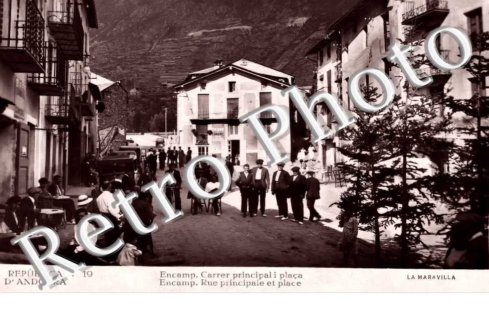 Encamp. Rue Principale et place