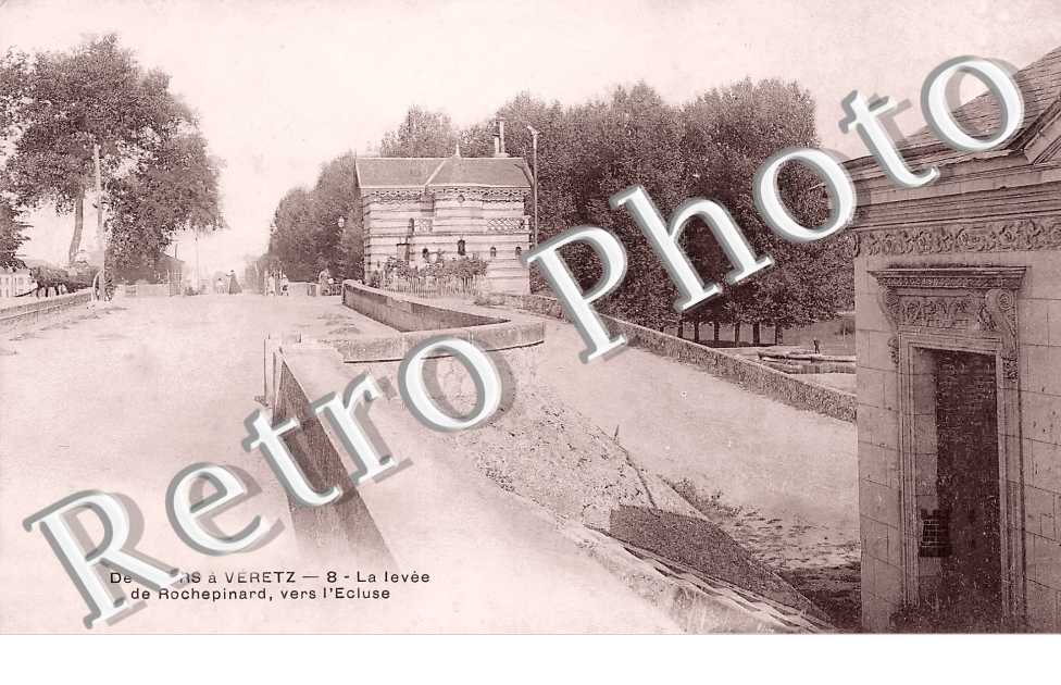 La levée de Rochepinard vers l'écluse