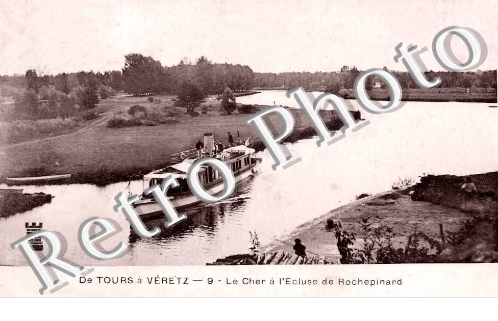 le Cher à l'écluse de ROCHEPINARD 