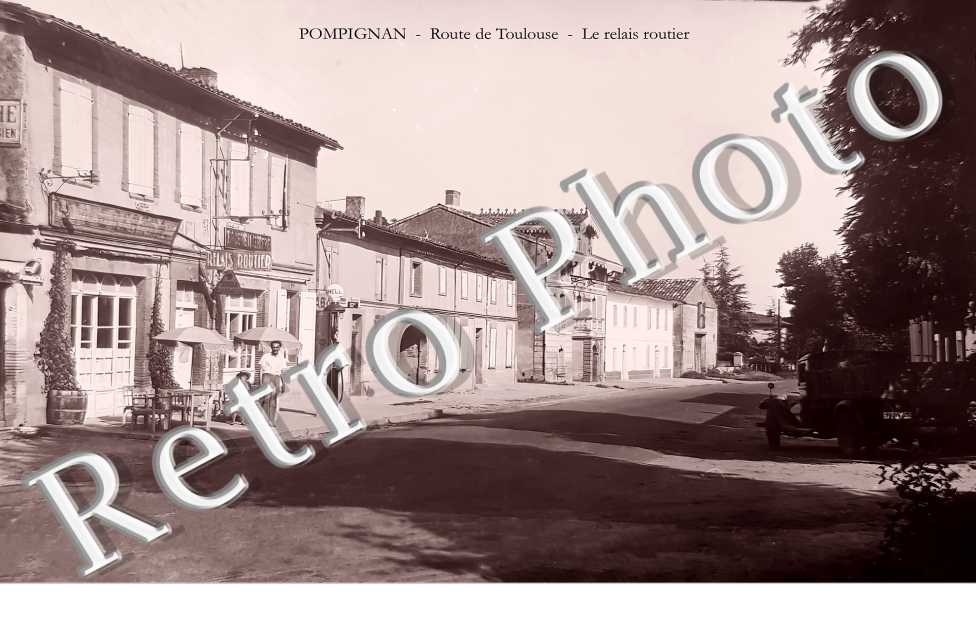 Route de Toulouse. Le relais routier.