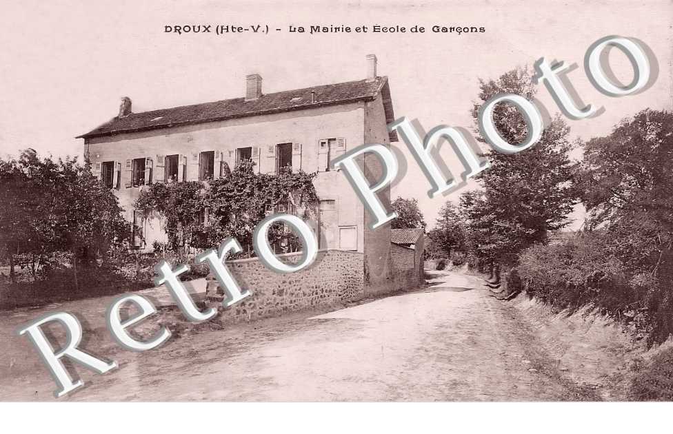 la mairie et école de garçons